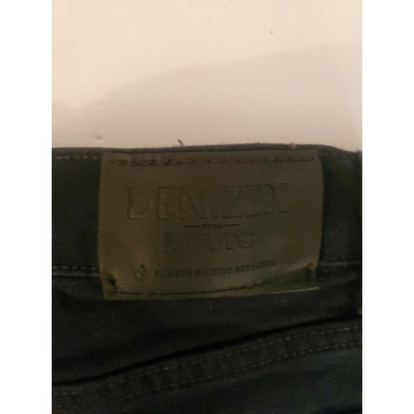 LEVIS 216 Jeans Boys sz 12 Black Skinny Fit Denizen Boys Adjustable Waist 26x26 - Picture 4 of 4
